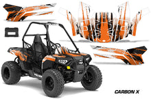 Load image into Gallery viewer, ORV Decal Graphics Kit ATV Wrap For Polaris Sportsman ACE 150 2017-2018 CARBONX ORANGE-atv motorcycle utv parts accessories gear helmets jackets gloves pantsAll Terrain Depot