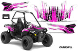 ORV Decal Graphics Kit ATV Wrap For Polaris Sportsman ACE 150 2017-2018 CARBONX PINK