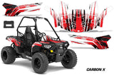 ORV Decal Graphics Kit ATV Wrap For Polaris Sportsman ACE 150 2017-2018 CARBONX RED