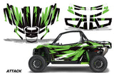 UTV Graphics Kit Decal Sticker Wrap For Textron Wildcat XX 2018+ ATTACK GREEN