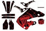 Dirt Bike Graphics Kit Decal Wrap For Honda CR125 1998-1999 CR250 1997-1999 RELOADED RED BLACK