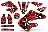 Dirt Bike Graphics Kit Decal Wrap For Honda CR125 1998-1999 CR250 1997-1999 NORTHSTAR RED