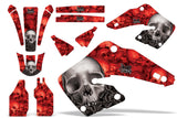 Dirt Bike Graphics Kit MX Decal Wrap For Honda CR125 CR250 2000-2001 BONES BLACK RED