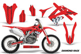 Dirt Bike Graphics Kit Decal Sticker Wrap For Honda CRF250R 2010-2013 DIAMOND RACE RED