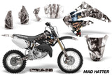 Dirt Bike Graphics Kit MX Decal Wrap For Honda CR85 CR 85 2003-2007 HATTER SILVER WHITE