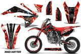 Graphics Kit Decal Sticker Wrap + # Plates For Honda CRF150R 2017-2018 HATTER RED BLACK