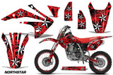 Graphics Kit Decal Sticker Wrap + # Plates For Honda CRF150R 2017-2018 NORTHSTAR RED