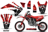 Graphics Kit Decal Sticker Wrap + # Plates For Honda CRF150R 2017-2018 REAPER RED