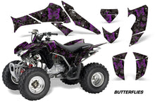 Load image into Gallery viewer, ATV Decal Graphics Kit Quad Sticker Wrap For Honda TRX250X 2006-2018 BUTTERFLIES PURPLE BLACK-atv motorcycle utv parts accessories gear helmets jackets gloves pantsAll Terrain Depot