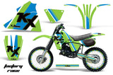 Graphics Kit Decal Sticker Wrap + # Plates For Kawasaki KX125 1983-1985 FACTORY