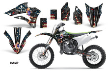 Load image into Gallery viewer, Dirt Bike Graphics Kit Decal Wrap For Kawasaki KX85 KX100 2014-2018 WW2 BOMBER-atv motorcycle utv parts accessories gear helmets jackets gloves pantsAll Terrain Depot