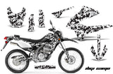 Dirt Bike Decals Graphics Kit Sticker Wrap For Kawasaki KLX250 2008-2018 DIGICAMO WHITE