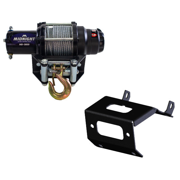 3000LB Viper Midnight Winch Kit For The Honda Foreman TRX520 (all models)