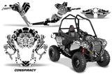 Graphics Kit ATV Decal Wrap For Polaris Sportsman ACE 325 570 2014-2016 CONSPIRACY WHITE