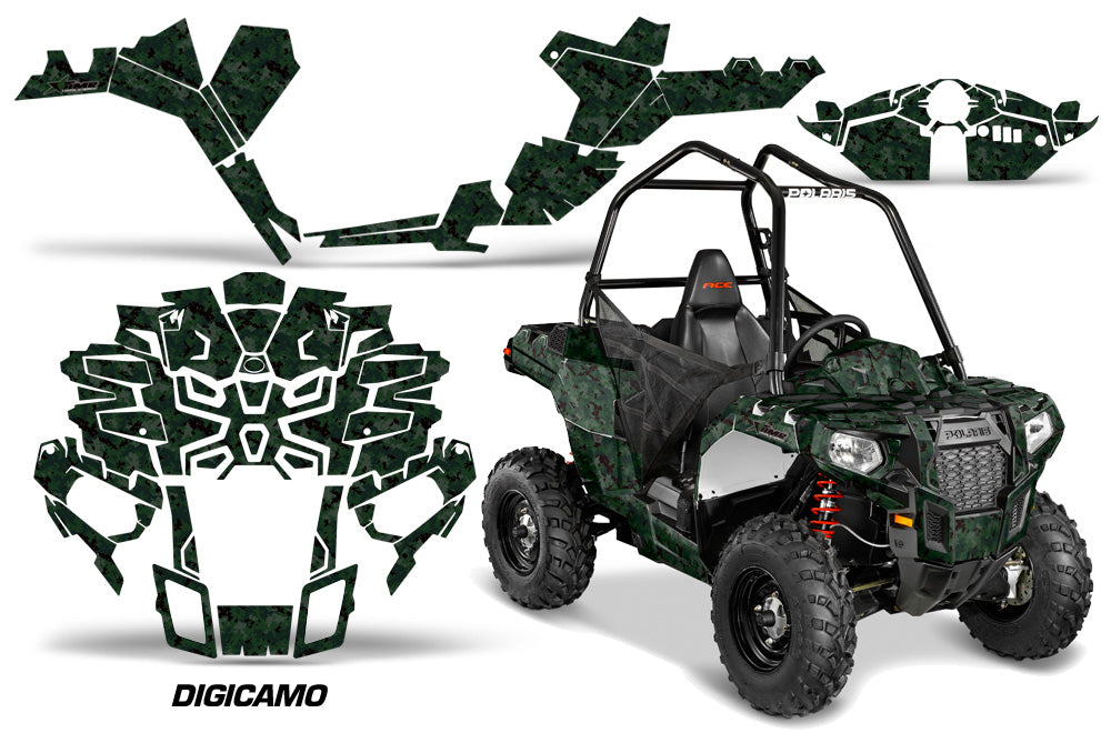 Graphics Kit ATV Decal Wrap For Polaris Sportsman ACE 325 570 2014-2016 DIGICAMO GREEN-atv motorcycle utv parts accessories gear helmets jackets gloves pantsAll Terrain Depot