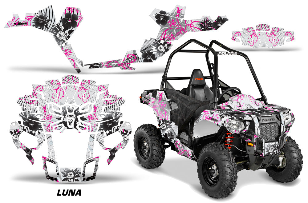 Graphics Kit ATV Decal Wrap For Polaris Sportsman ACE 325 570 2014-2016 LUNA PINK-atv motorcycle utv parts accessories gear helmets jackets gloves pantsAll Terrain Depot