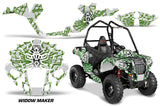 Graphics Kit ATV Decal Wrap For Polaris Sportsman ACE 325 570 2014-2016 WIDOW GREEN WHITE