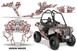 Graphics Kit ATV Decal Wrap For Polaris Sportsman ACE 325 570 2014-2016 WIDOW RED WHITE