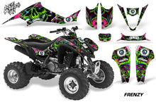 Load image into Gallery viewer, ATV Graphics Kit Decal Sticker Wrap For Kawasaki KFX400 2003-2008 FRENZY GREEN-atv motorcycle utv parts accessories gear helmets jackets gloves pantsAll Terrain Depot