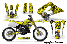 Load image into Gallery viewer, Dirt Bike Graphics Kit Decal Sticker Wrap For Suzuki RM125 1993-1995 MOTORHEAD YELLOW-atv motorcycle utv parts accessories gear helmets jackets gloves pantsAll Terrain Depot