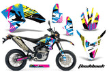 Dirt Bike Decal Graphics Kit Wrap For Yamaha WR250R WR250X 2007-2016 FLASHBACK