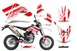 Dirt Bike Decal Graphics Kit Wrap For Yamaha WR250R WR250X 2007-2016 INLINE RED WHITE