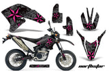 Dirt Bike Decal Graphics Kit Wrap For Yamaha WR250R WR250X 2007-2016 NORTHSTAR PINK BLACK