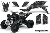 ATV Graphics Kit Quad Decal Sticker Wrap For Yamaha YFZ450 2004-2013 CAMOPLATE BLACK