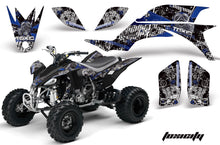 Load image into Gallery viewer, ATV Graphics Kit Quad Decal Sticker Wrap For Yamaha YFZ450 2004-2013 TOXIC BLUE WHITE-atv motorcycle utv parts accessories gear helmets jackets gloves pantsAll Terrain Depot