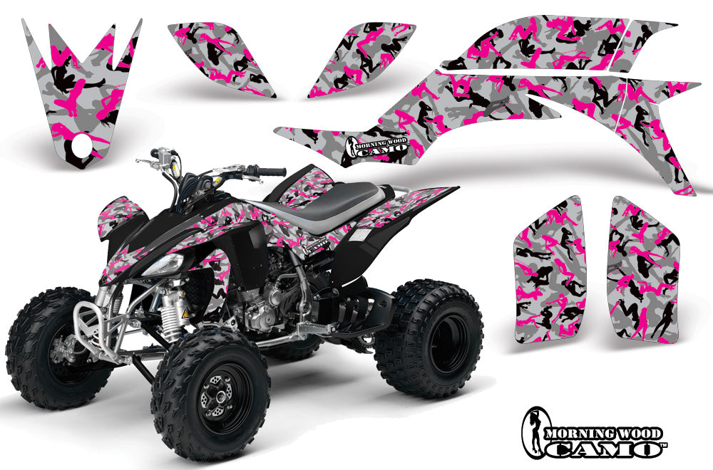 ATV Graphics Kit Quad Decal Sticker Wrap For Yamaha YFZ450 2004-2013 URBAN CAMO PINK-atv motorcycle utv parts accessories gear helmets jackets gloves pantsAll Terrain Depot