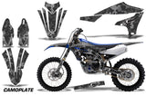 Dirt Bike Decal Graphics Kit MX Sticker Wrap For Yamaha YZ450F 2018+ CAMOPLATE BLACK