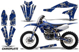 Dirt Bike Decal Graphics Kit MX Sticker Wrap For Yamaha YZ450F 2018+ CAMOPLATE BLUE