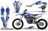 Dirt Bike Decal Graphics Kit MX Sticker Wrap For Yamaha YZ450F 2018+ WARHAWK BLUE