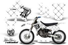 Load image into Gallery viewer, Graphics Kit Decal Sticker Wrap + # Plates For Yamaha YZ125 YZ250 1993-1995 RELOADED BLACK WHITE-atv motorcycle utv parts accessories gear helmets jackets gloves pantsAll Terrain Depot