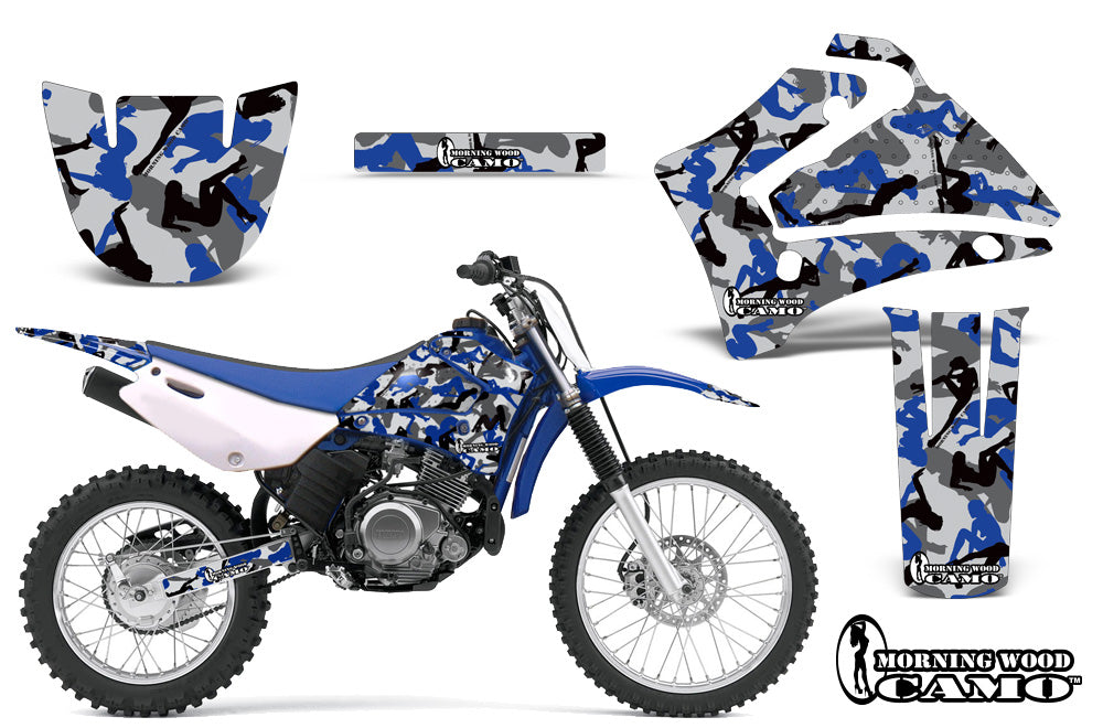 Dirt Bike Graphics Kit MX Decal Wrap For Yamaha TTR125LE 2000-2007 URBAN CAMO BLUE-atv motorcycle utv parts accessories gear helmets jackets gloves pantsAll Terrain Depot