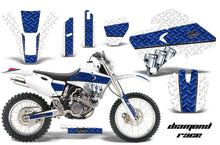 Load image into Gallery viewer, Dirt Bike Graphics Kit Decal Wrap For Yamaha WR 250F/400F/426F 1998-2002 DIAMOND RACE WHITE BLUE-atv motorcycle utv parts accessories gear helmets jackets gloves pantsAll Terrain Depot