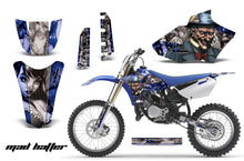 Load image into Gallery viewer, Dirt Bike Decal Graphics Kit MX Sticker Wrap For Yamaha YZ85 2002-2014 HATTER SILVER BLUE-atv motorcycle utv parts accessories gear helmets jackets gloves pantsAll Terrain Depot