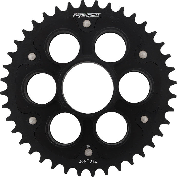 SUPERSPROX STEALTH SPROCKET 40T BLACK RST-737-40-BLK