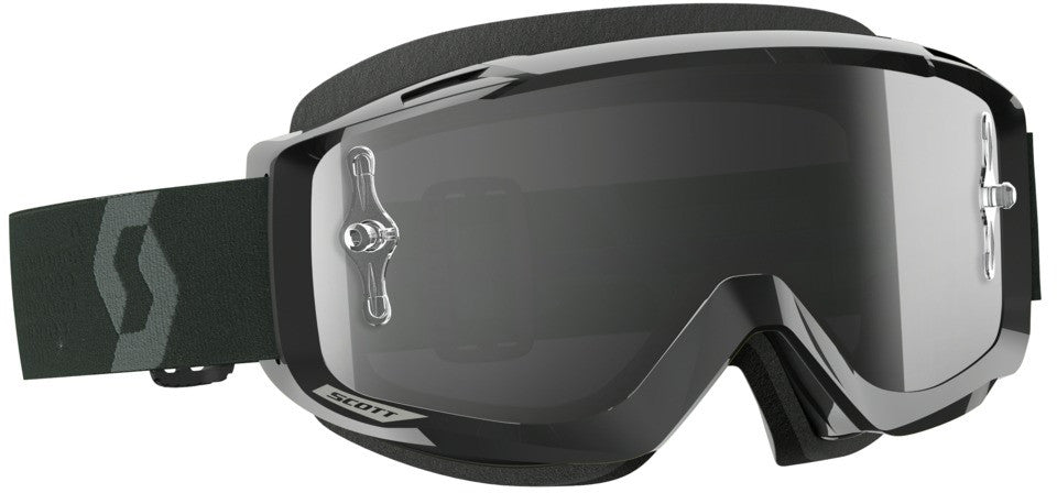 SCOTT SPLIT OTG GOGGLE BLACK/WHITE W/LIGHT SENSITIVE GREY LENS 262599-1007327