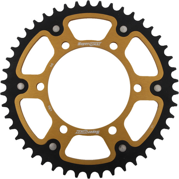 SUPERSPROX STEALTH SPROCKET 46T GOLD RST-486-46-GLD