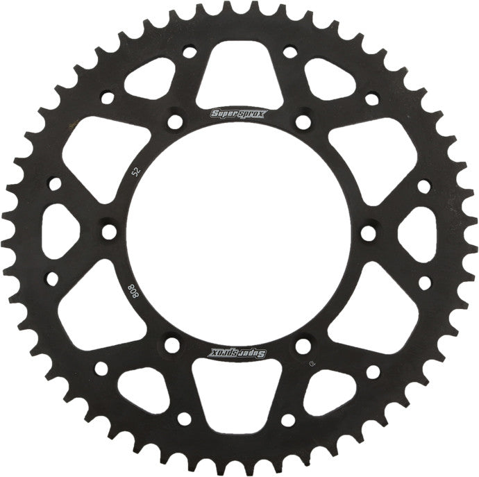 SUPERSPROX STEEL SPROCKET 52T BLACK RFE-808-52-BLK