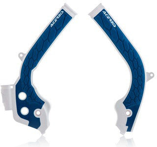 ACERBIS X-GRIP FRAME GUARD WHITE/BLUE 2449531029