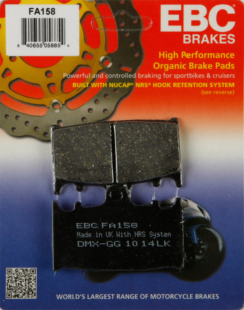 EBC BRAKE PADS FA158-atv motorcycle utv parts accessories gear helmets jackets gloves pantsAll Terrain Depot