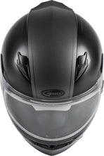 Load image into Gallery viewer, GMAX FF-49S HAIL SNOW HELMET W/ELEC SHIELD MATTE BLACK/GREY 3X G4491509