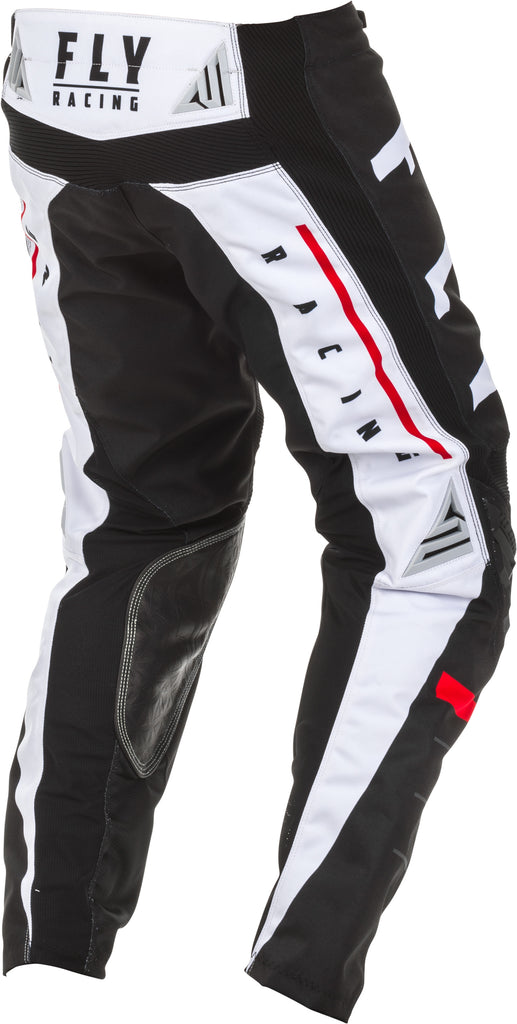 FLY RACING KINETIC K120 PANTS BLACK/WHITE/RED SZ 22 373-43322