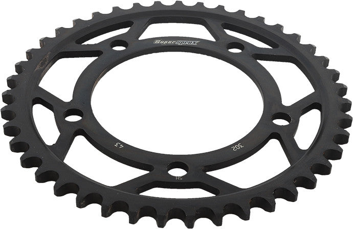 SUPERSPROX STEEL SPROCKET 43T BLACK RFE-302-43-BLK