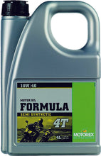 Load image into Gallery viewer, MOTOREX FORMULA 4T 10W40 (4 LITERS) 102310  /196056