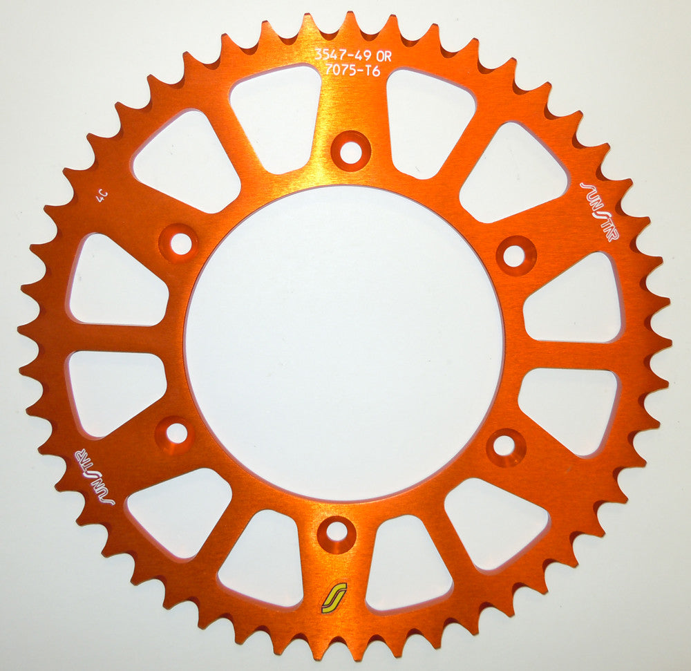 SUNSTAR REAR SPROCKET ALUMINUM ORANGE 51T 5-354751OR-atv motorcycle utv parts accessories gear helmets jackets gloves pantsAll Terrain Depot