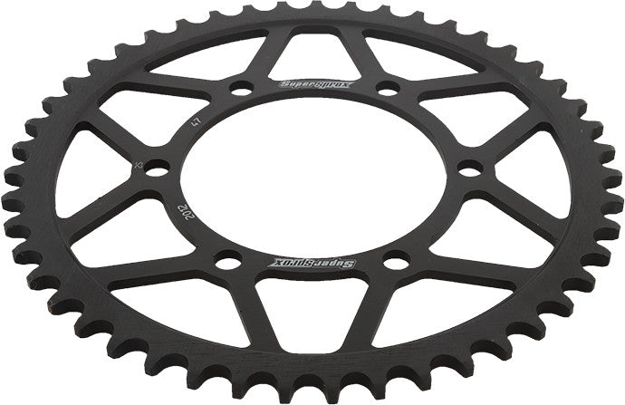 SUPERSPROX STEEL SPROCKET 47T BLACK RFE-2012-47-BLK