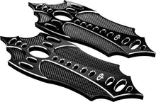 Load image into Gallery viewer, PREC. BILLET FLOORBOARDS RIDER BAD AXE BLACK BAX-410-ALL-BLK